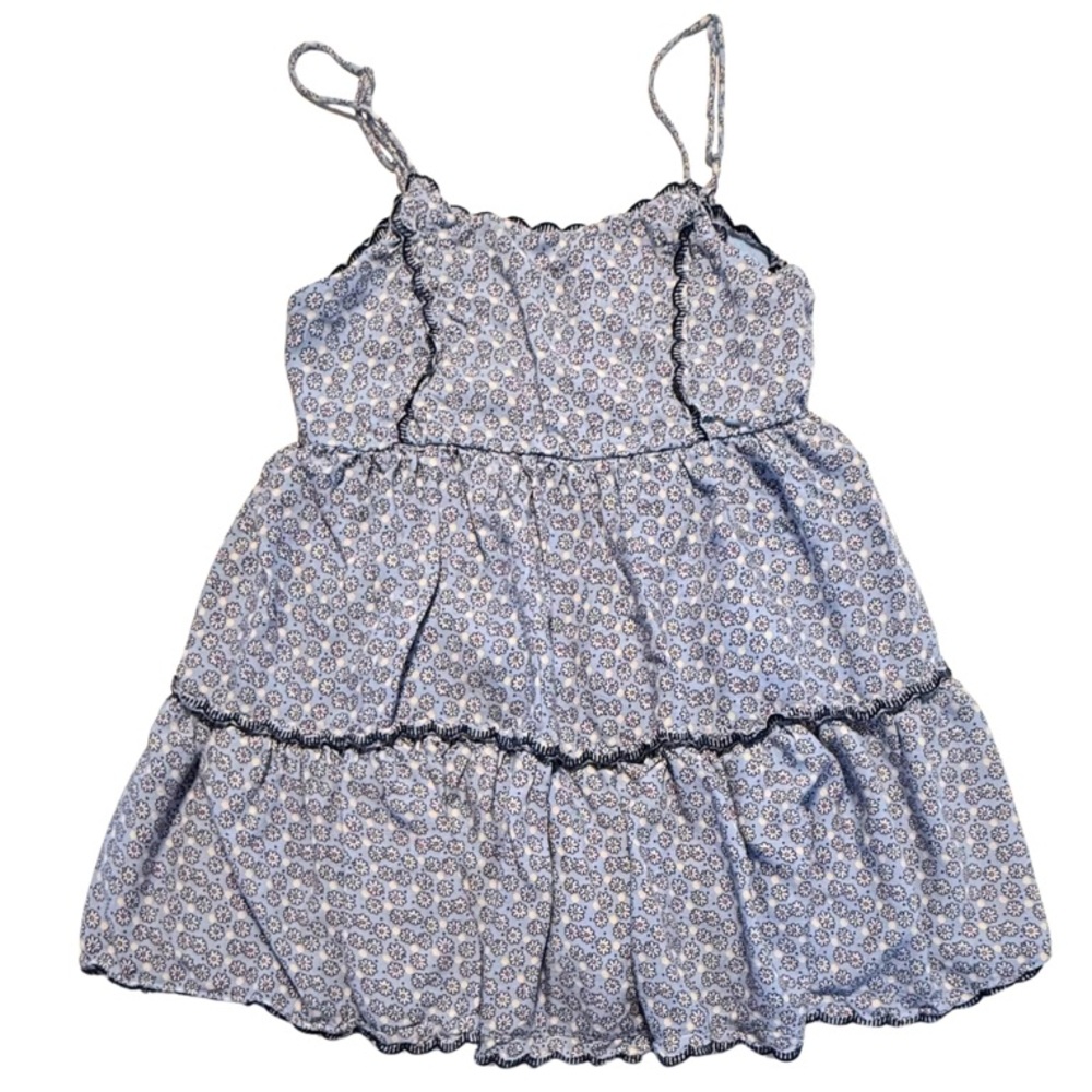 Urban Outfitters Women's Babydoll Dress Blue Floral Y2K XS